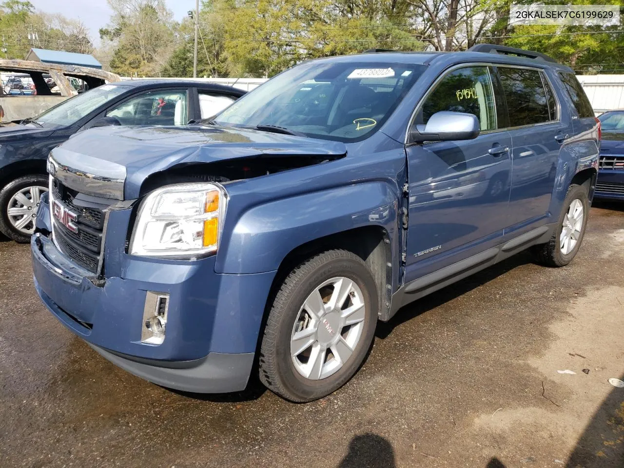 2012 GMC Terrain Sle VIN: 2GKALSEK7C6199629 Lot: 43788023