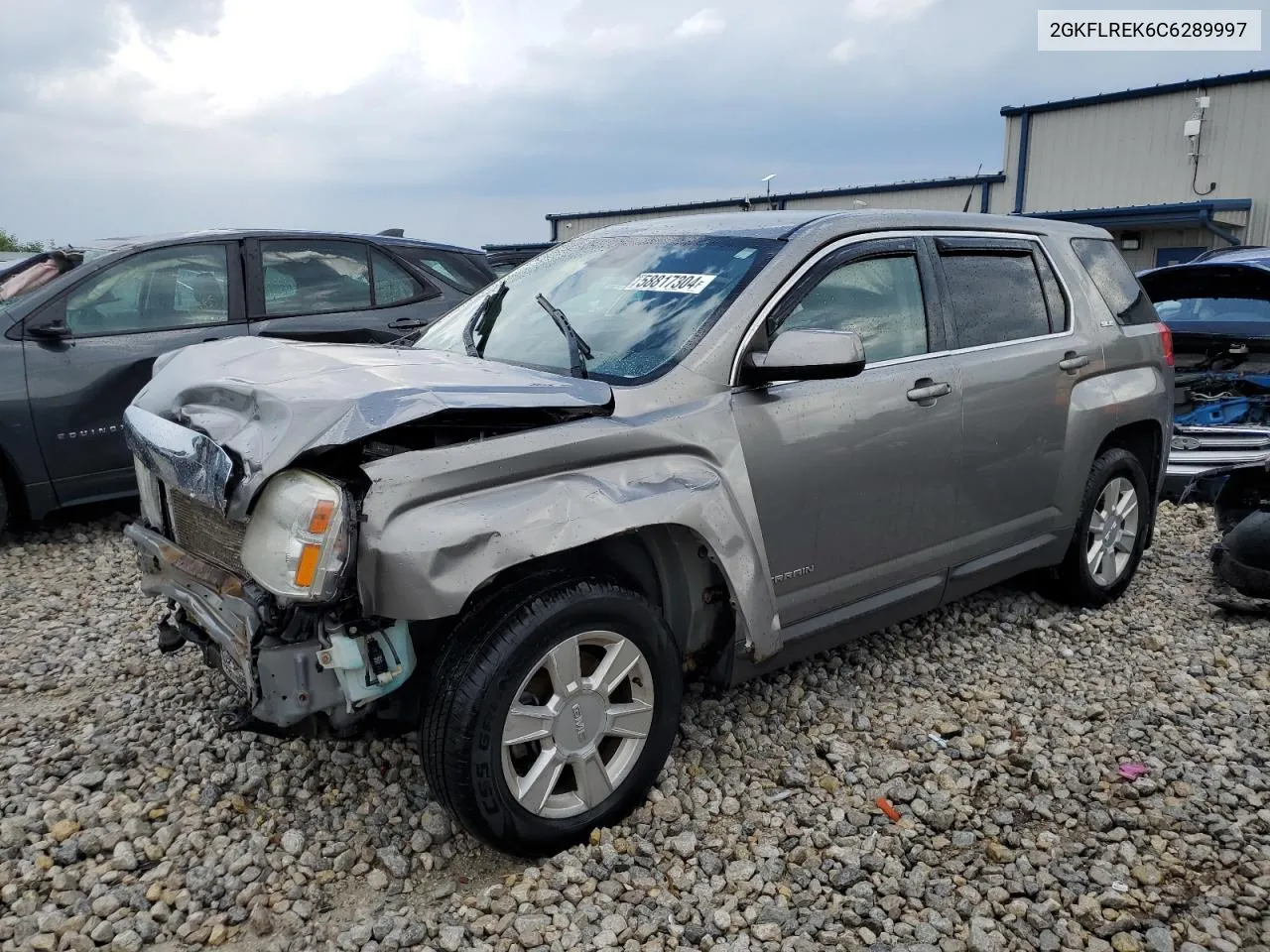 2012 GMC Terrain Sle VIN: 2GKFLREK6C6289997 Lot: 58817304