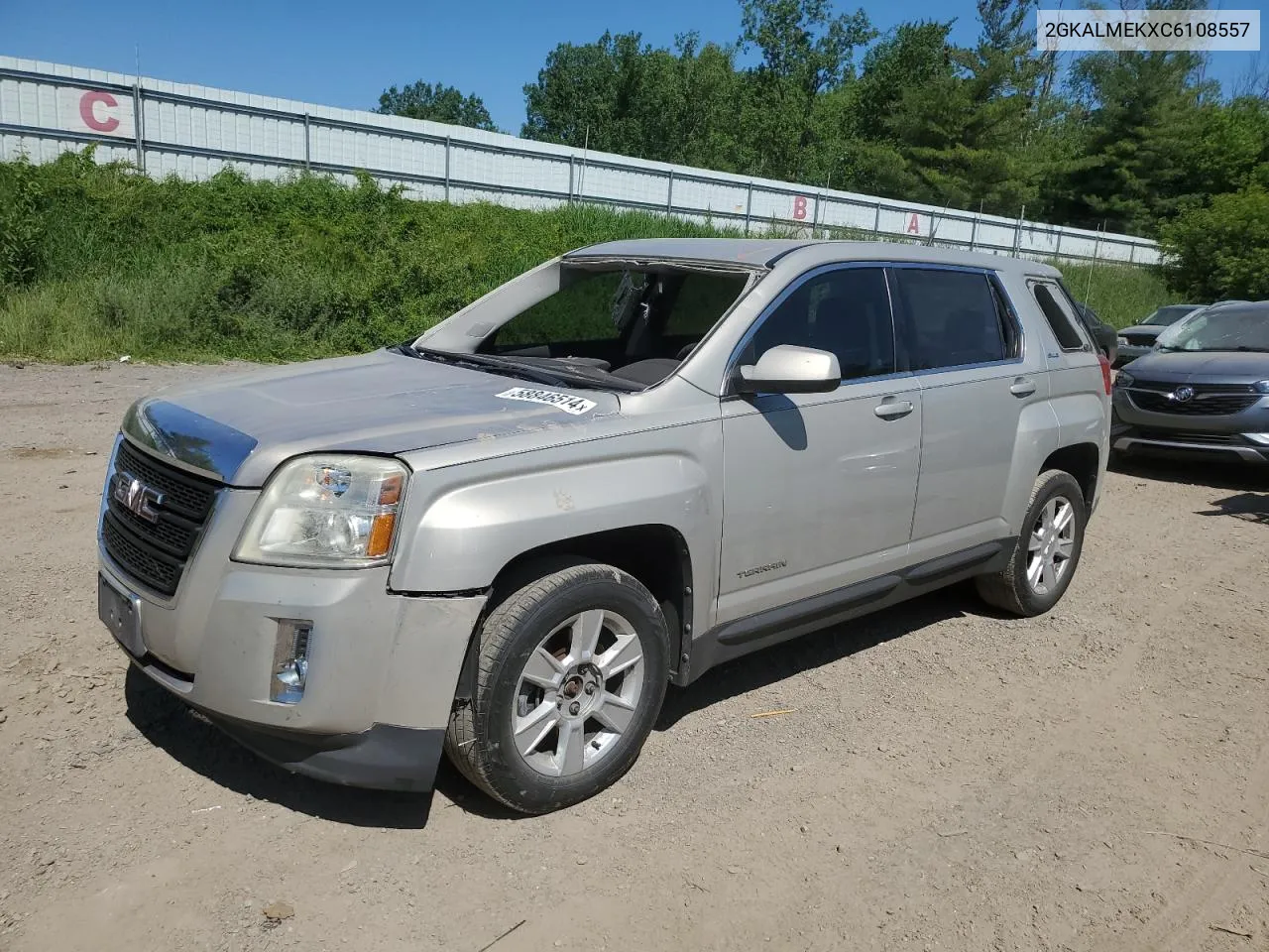 2012 GMC Terrain Sle VIN: 2GKALMEKXC6108557 Lot: 58846514