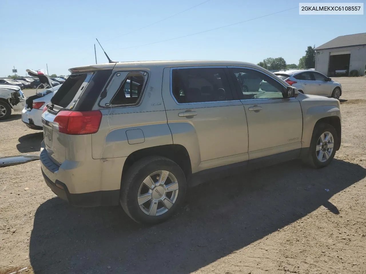 2012 GMC Terrain Sle VIN: 2GKALMEKXC6108557 Lot: 58846514