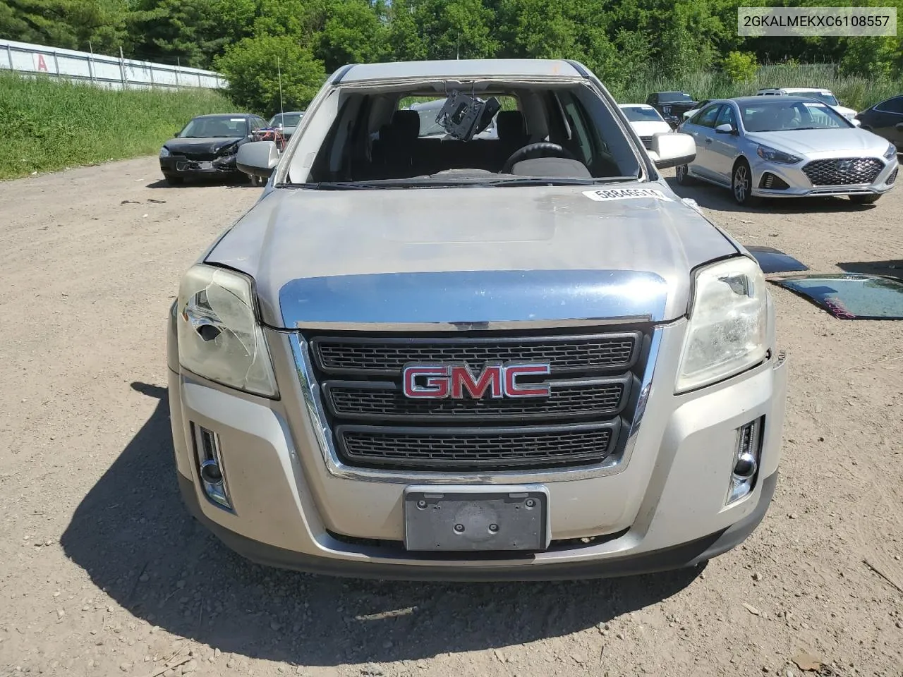 2012 GMC Terrain Sle VIN: 2GKALMEKXC6108557 Lot: 58846514