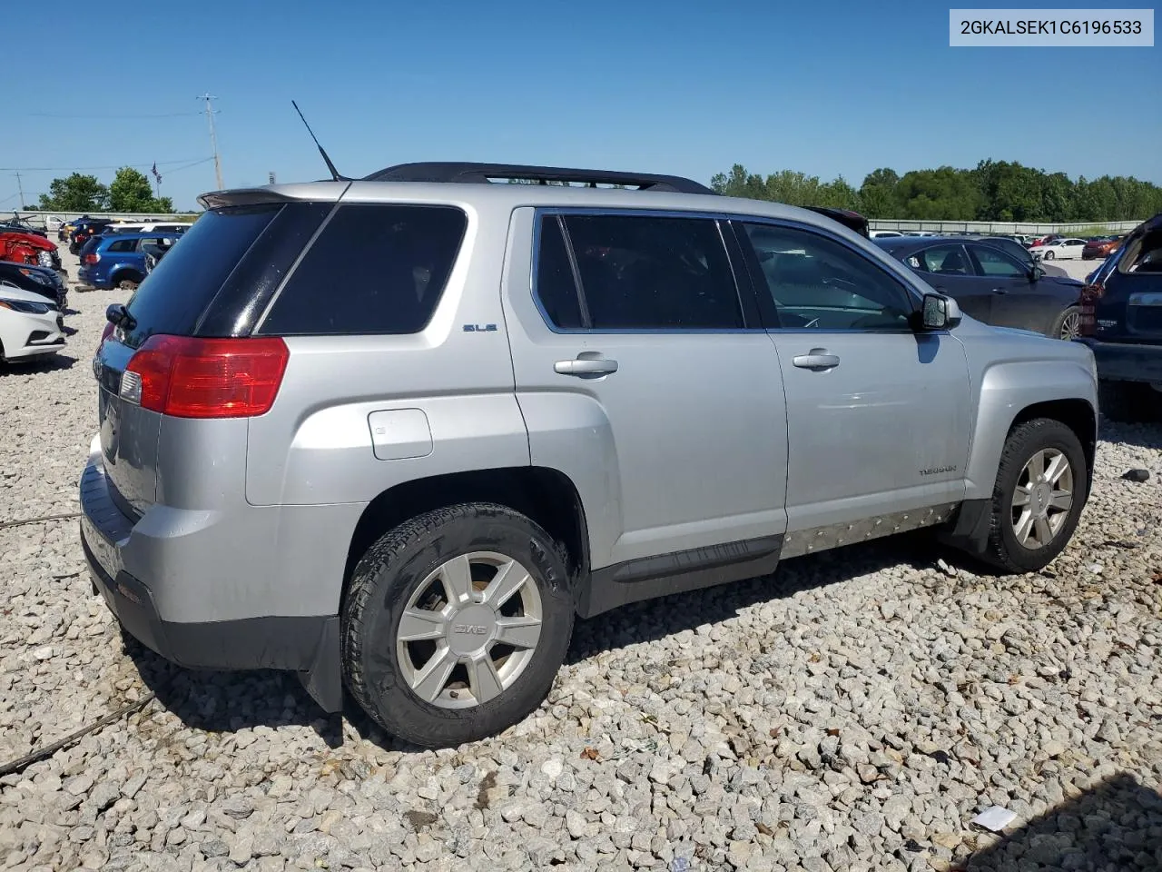 2012 GMC Terrain Sle VIN: 2GKALSEK1C6196533 Lot: 60962204