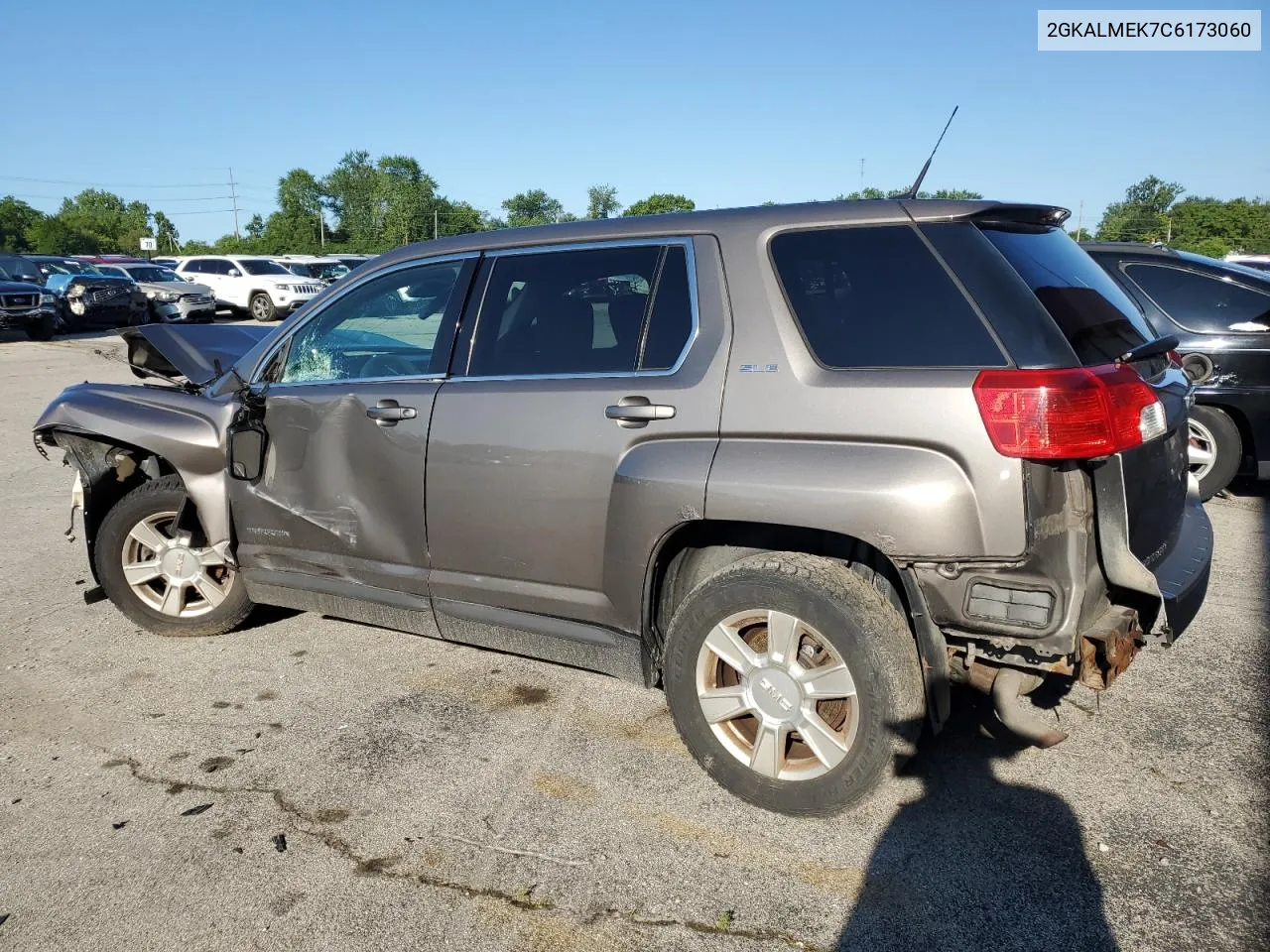 2012 GMC Terrain Sle VIN: 2GKALMEK7C6173060 Lot: 61841504