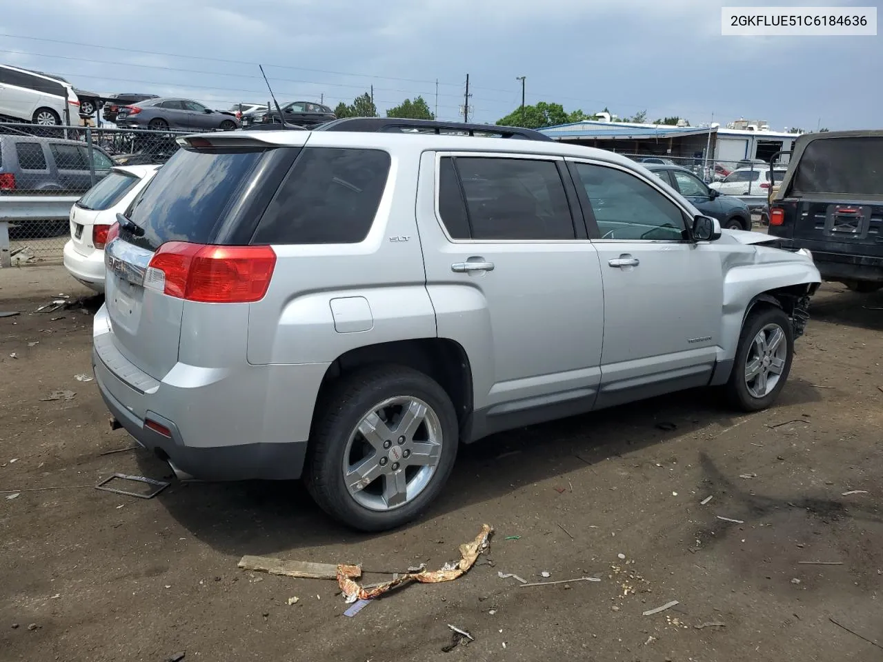 2012 GMC Terrain Slt VIN: 2GKFLUE51C6184636 Lot: 63897664