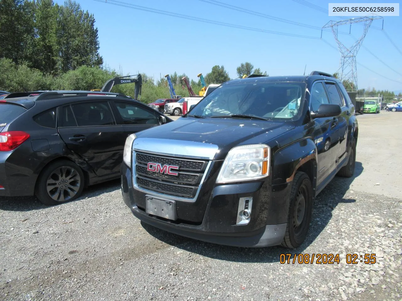 2012 GMC Terrain Sle VIN: 2GKFLSE50C6258598 Lot: 64489164