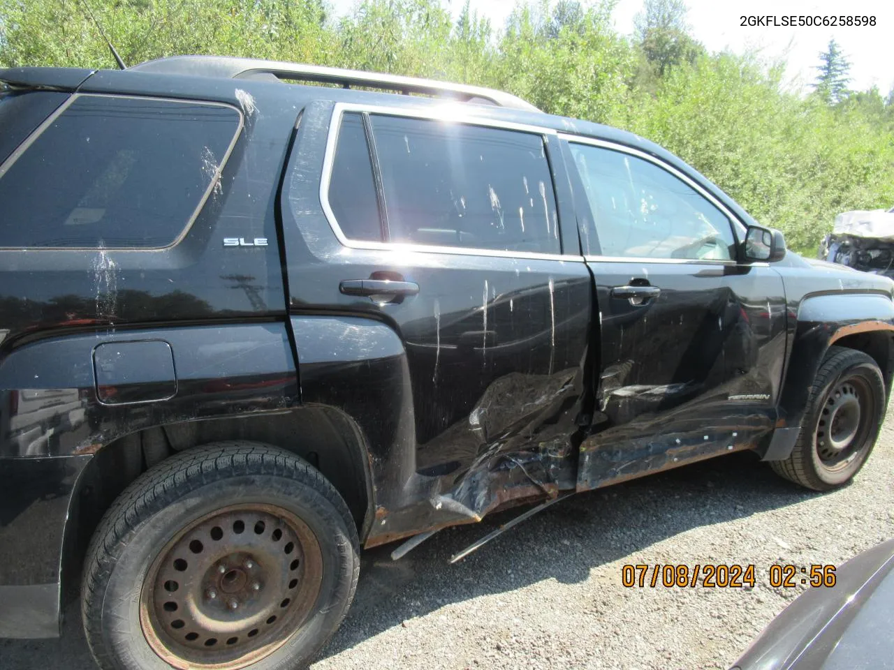 2012 GMC Terrain Sle VIN: 2GKFLSE50C6258598 Lot: 64489164