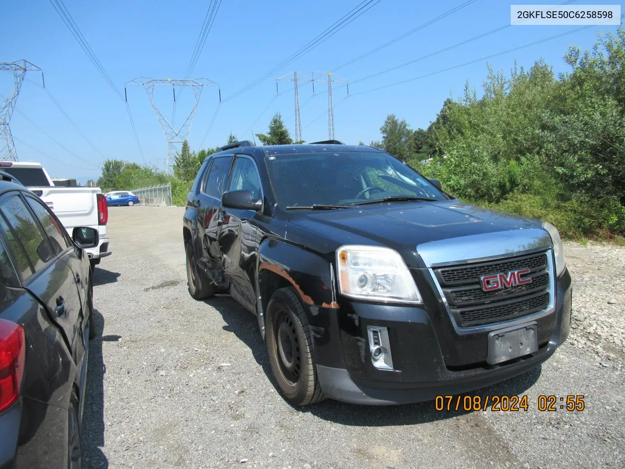 2012 GMC Terrain Sle VIN: 2GKFLSE50C6258598 Lot: 64489164