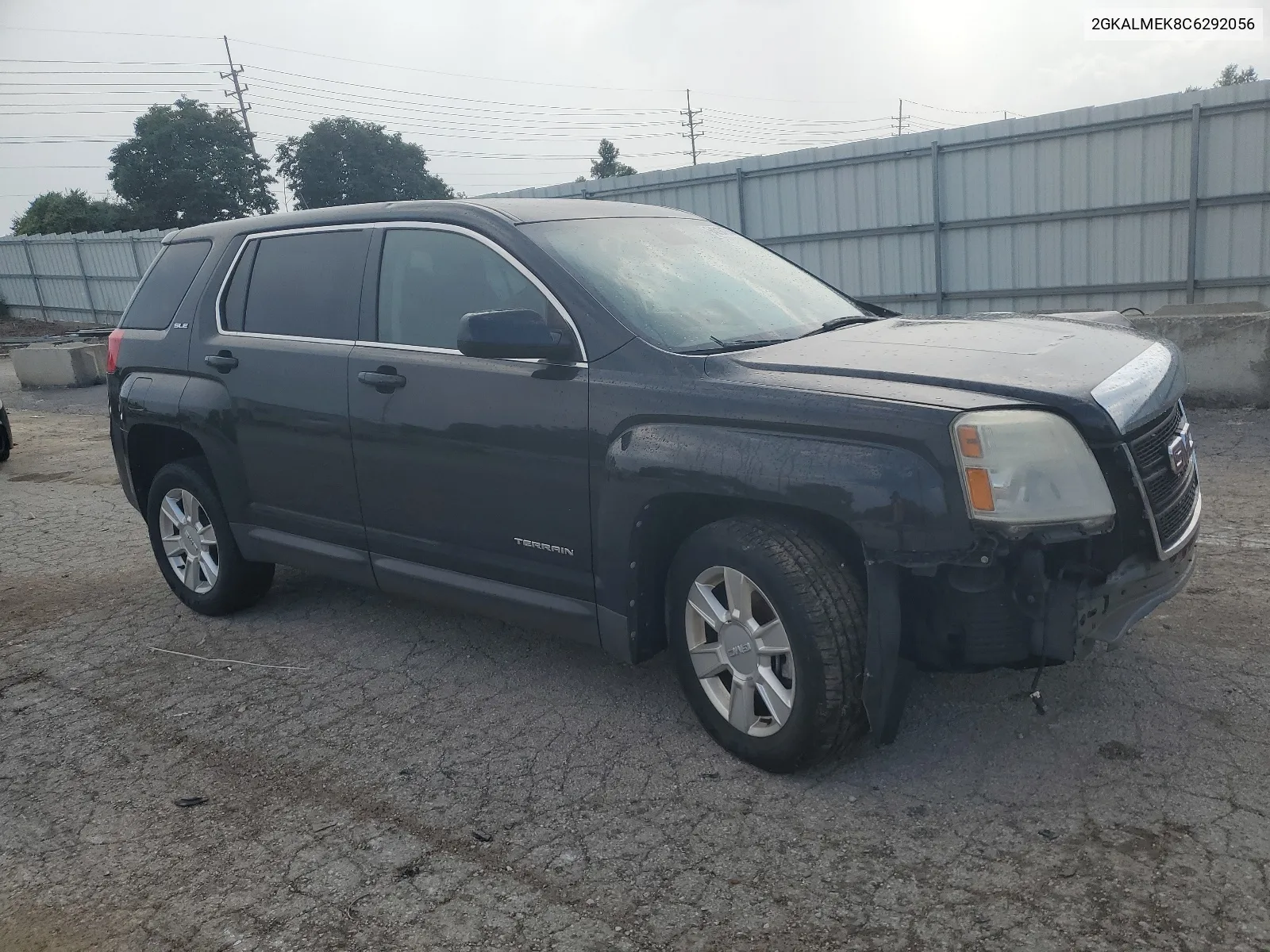 2012 GMC Terrain Sle VIN: 2GKALMEK8C6292056 Lot: 64618174