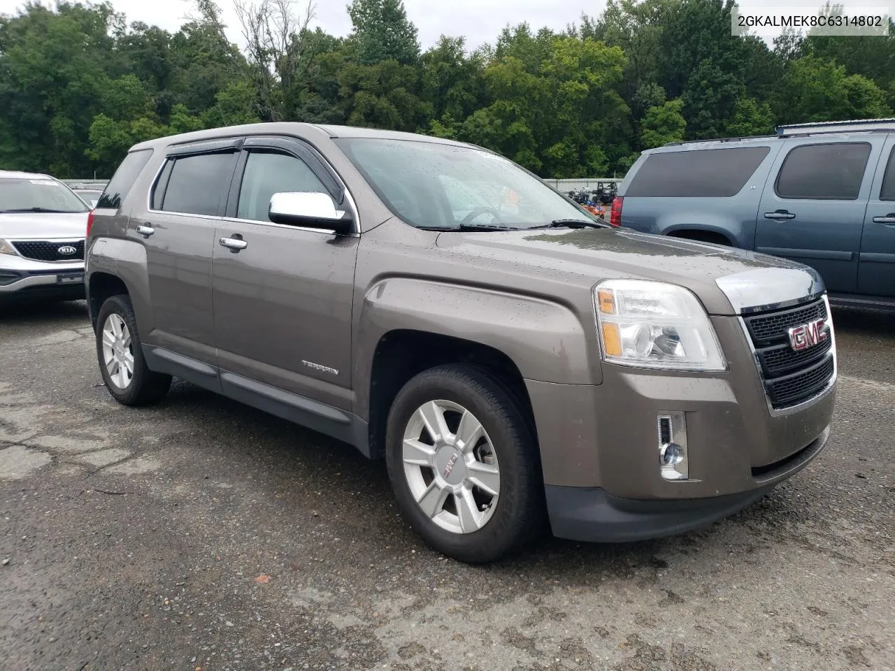 2012 GMC Terrain Sle VIN: 2GKALMEK8C6314802 Lot: 64837664