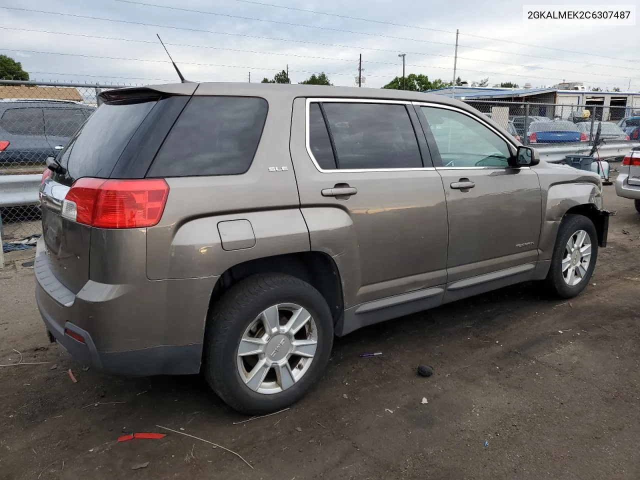 2012 GMC Terrain Sle VIN: 2GKALMEK2C6307487 Lot: 66129304