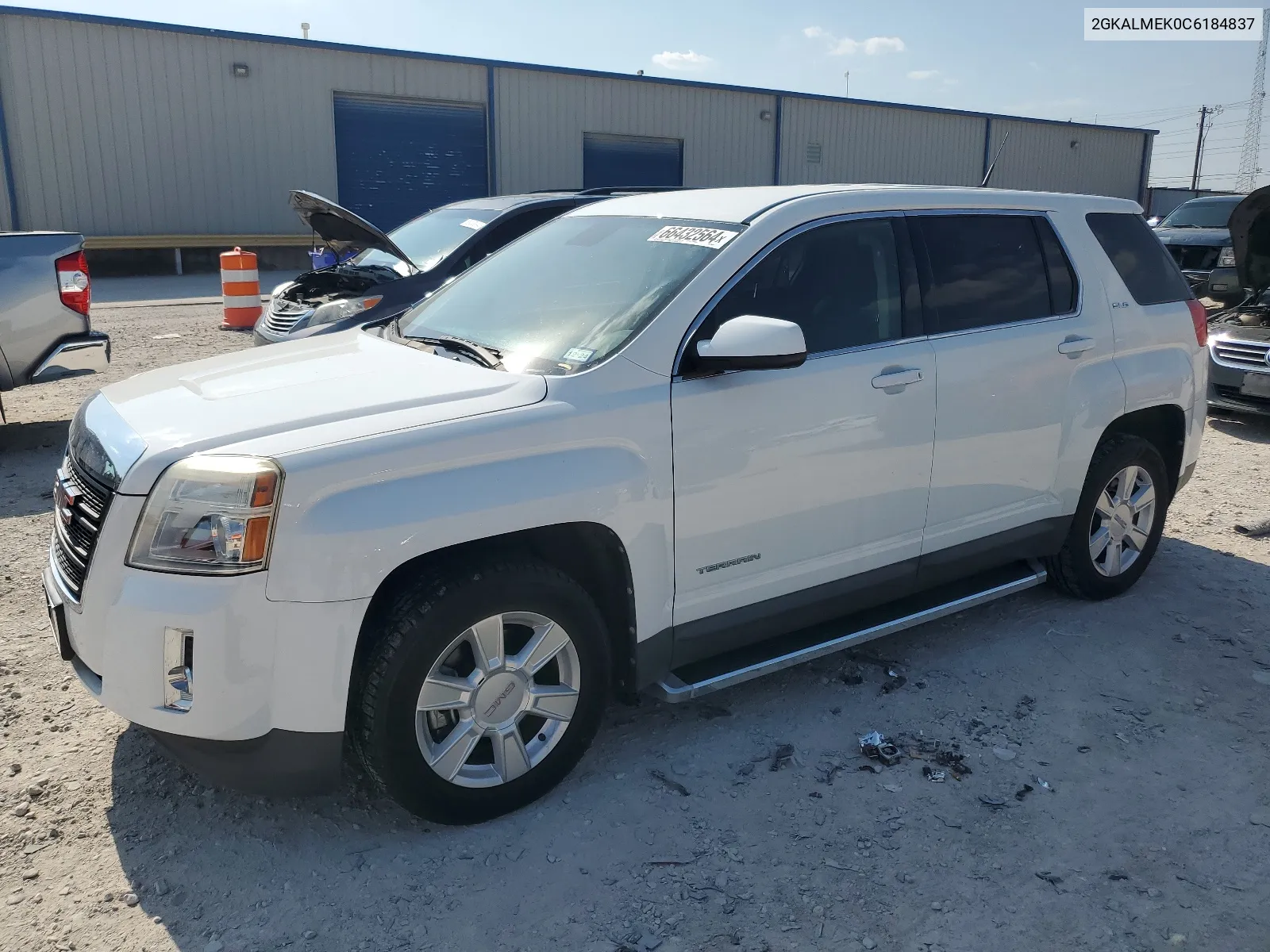 2012 GMC Terrain Sle VIN: 2GKALMEK0C6184837 Lot: 66432564