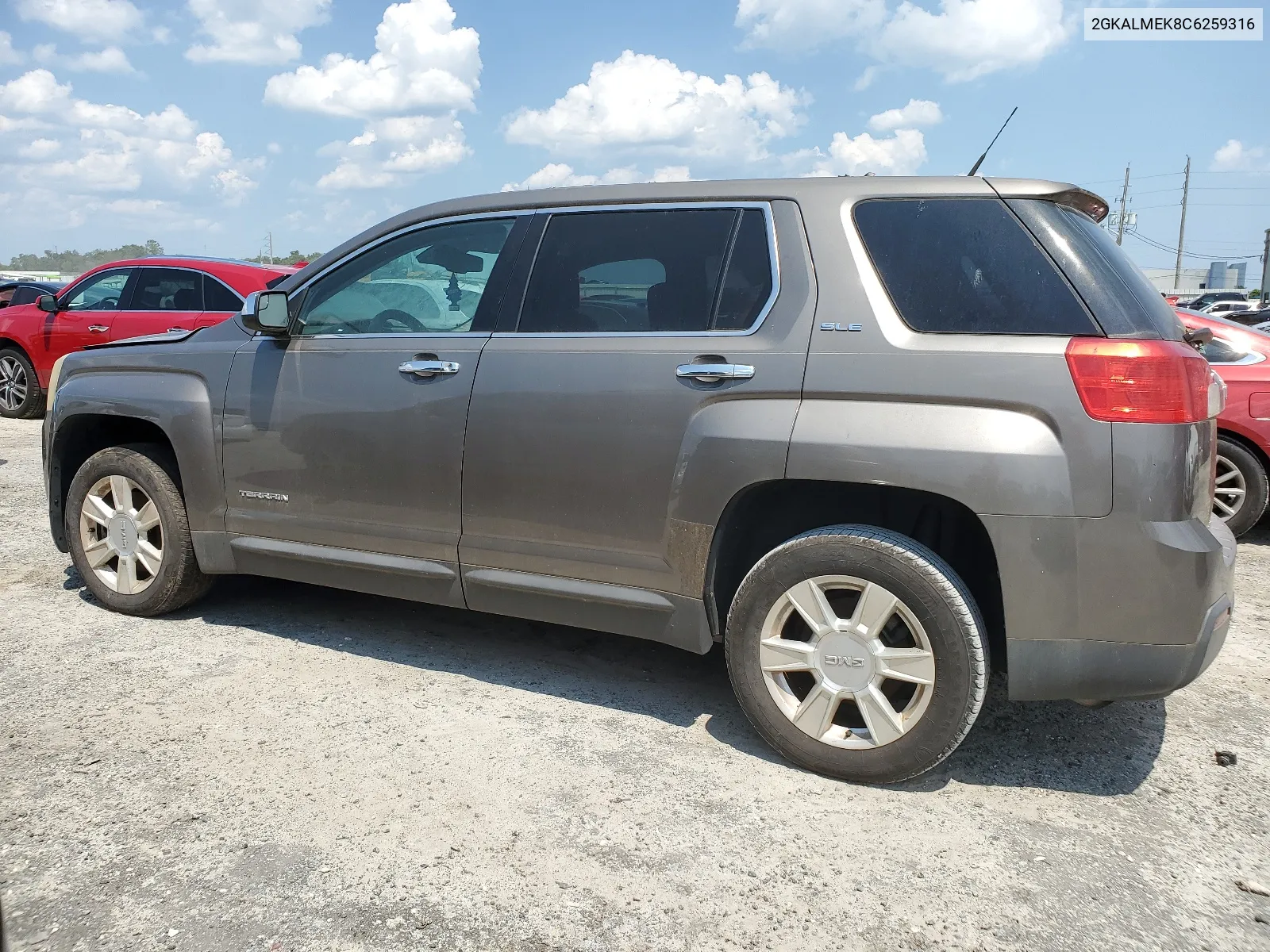 2012 GMC Terrain Sle VIN: 2GKALMEK8C6259316 Lot: 67271014