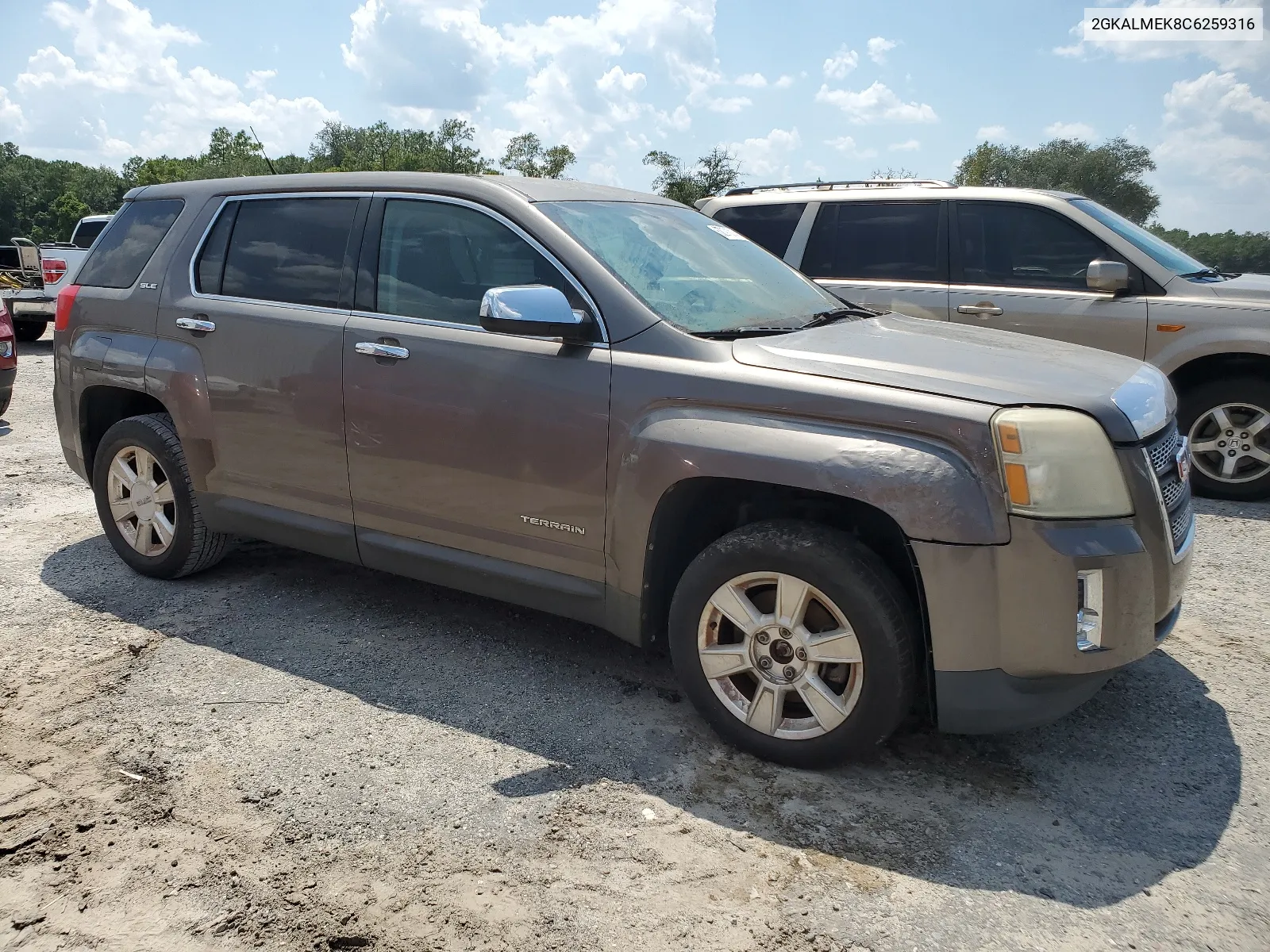 2GKALMEK8C6259316 2012 GMC Terrain Sle