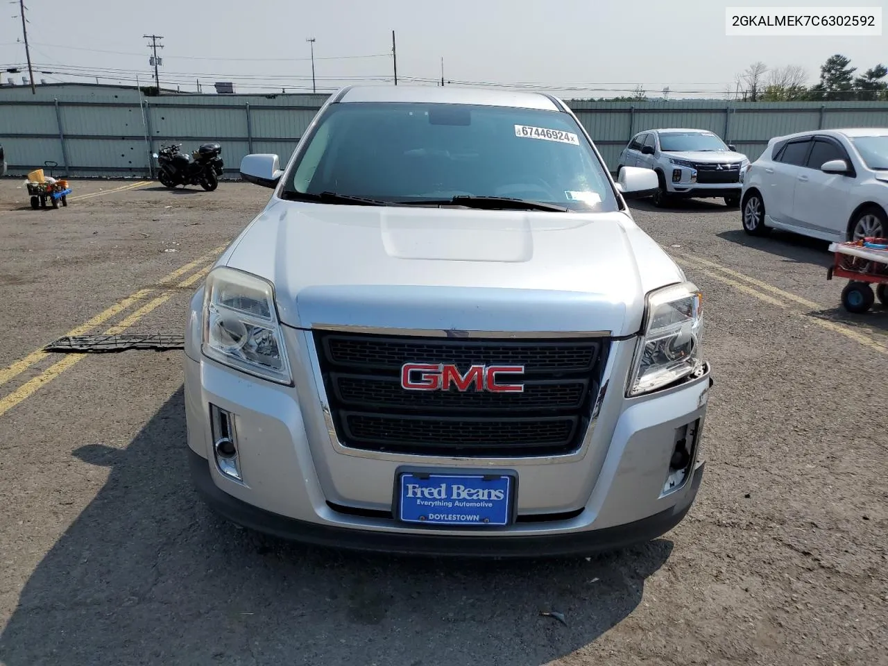 2012 GMC Terrain Sle VIN: 2GKALMEK7C6302592 Lot: 67446924