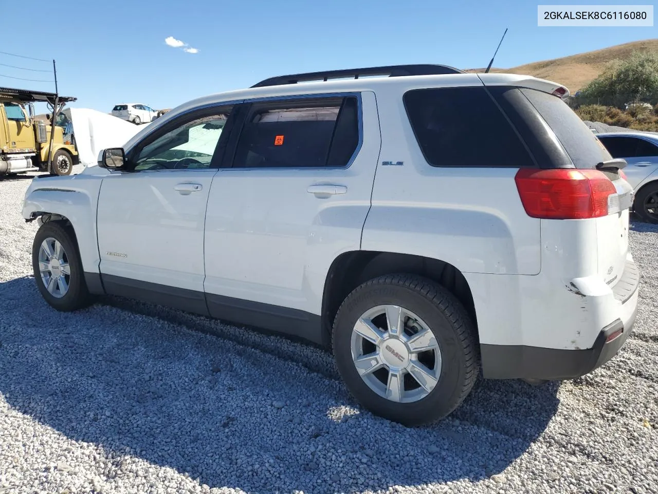 2012 GMC Terrain Sle VIN: 2GKALSEK8C6116080 Lot: 67608464