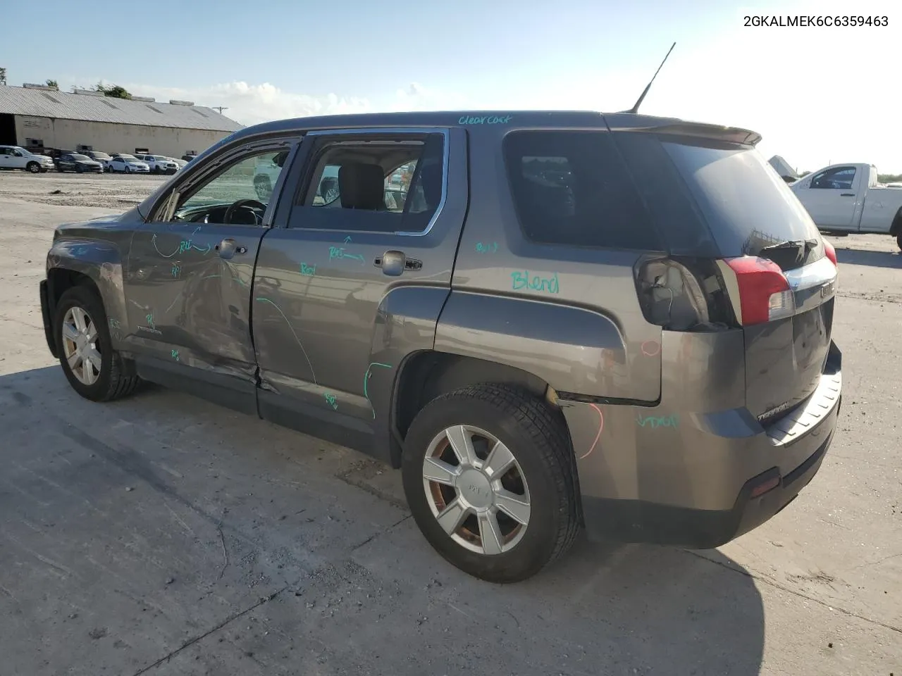 2012 GMC Terrain Sle VIN: 2GKALMEK6C6359463 Lot: 68031474