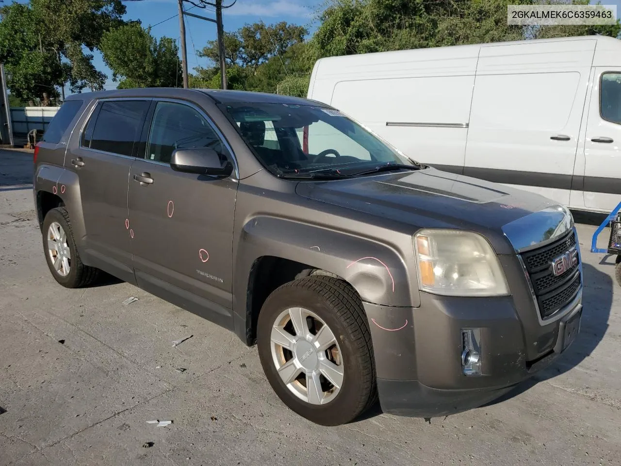 2GKALMEK6C6359463 2012 GMC Terrain Sle