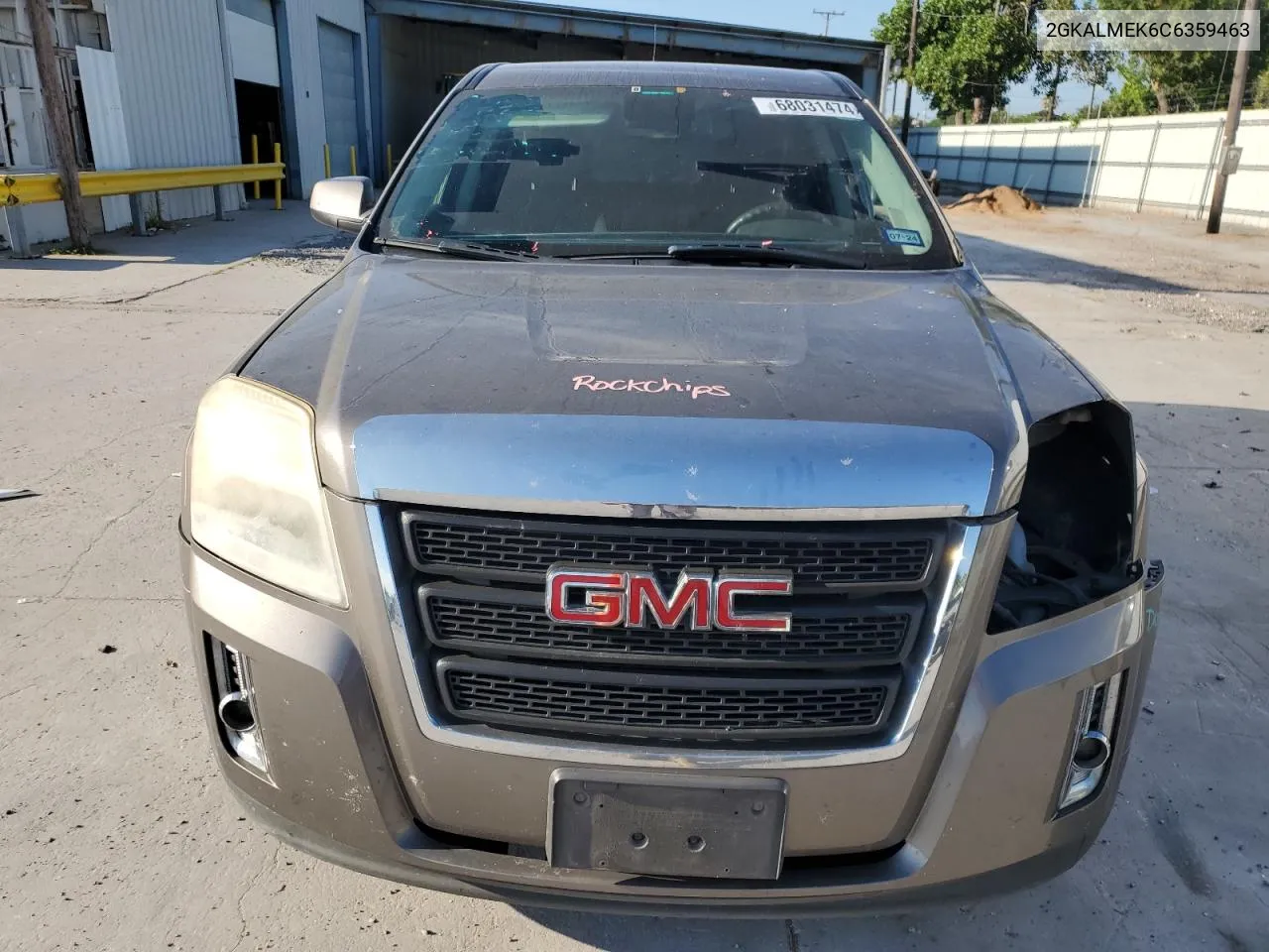 2012 GMC Terrain Sle VIN: 2GKALMEK6C6359463 Lot: 68031474