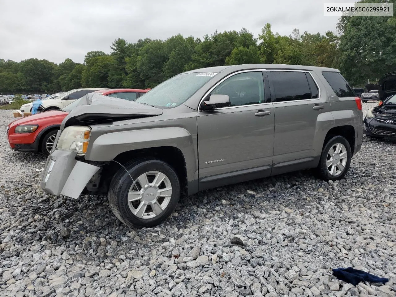 2012 GMC Terrain Sle VIN: 2GKALMEK5C6299921 Lot: 68739334