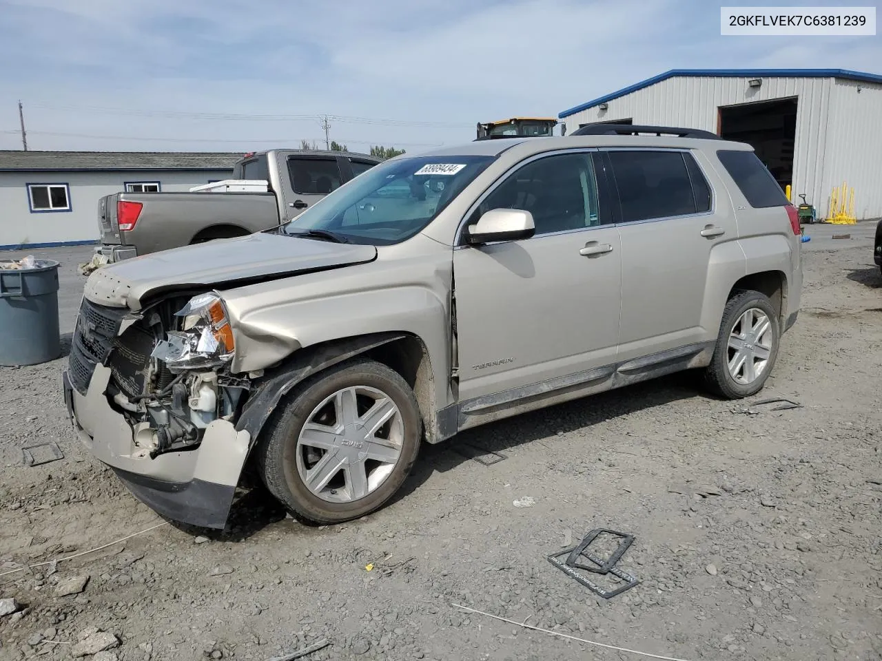 2012 GMC Terrain Slt VIN: 2GKFLVEK7C6381239 Lot: 68909434