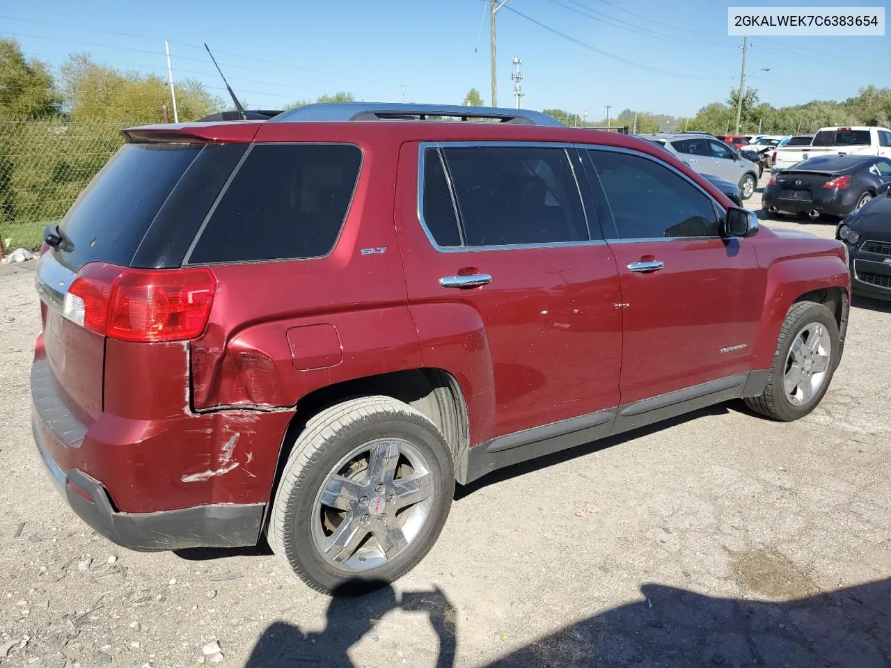 2012 GMC Terrain Slt VIN: 2GKALWEK7C6383654 Lot: 69581714