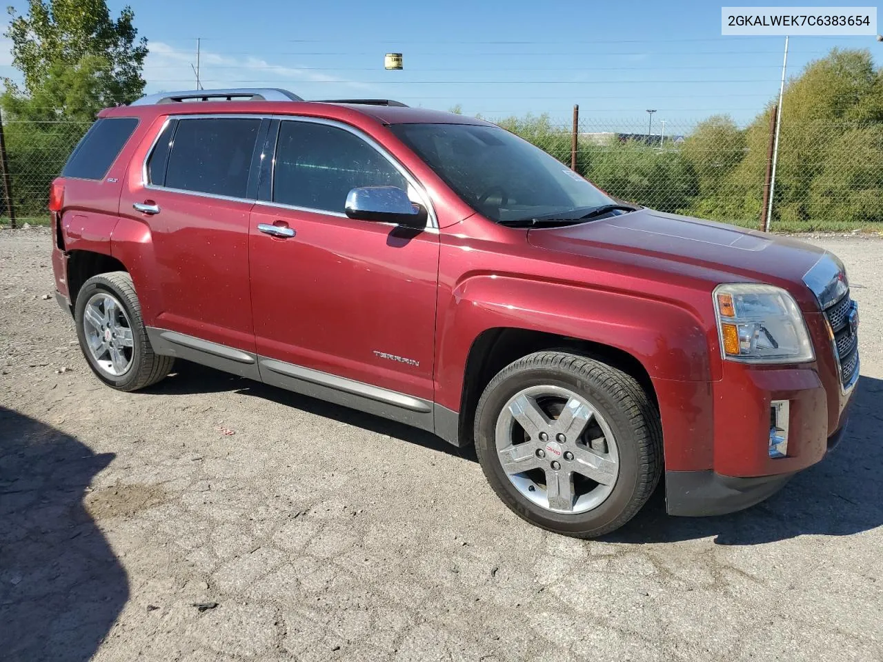 2012 GMC Terrain Slt VIN: 2GKALWEK7C6383654 Lot: 69581714