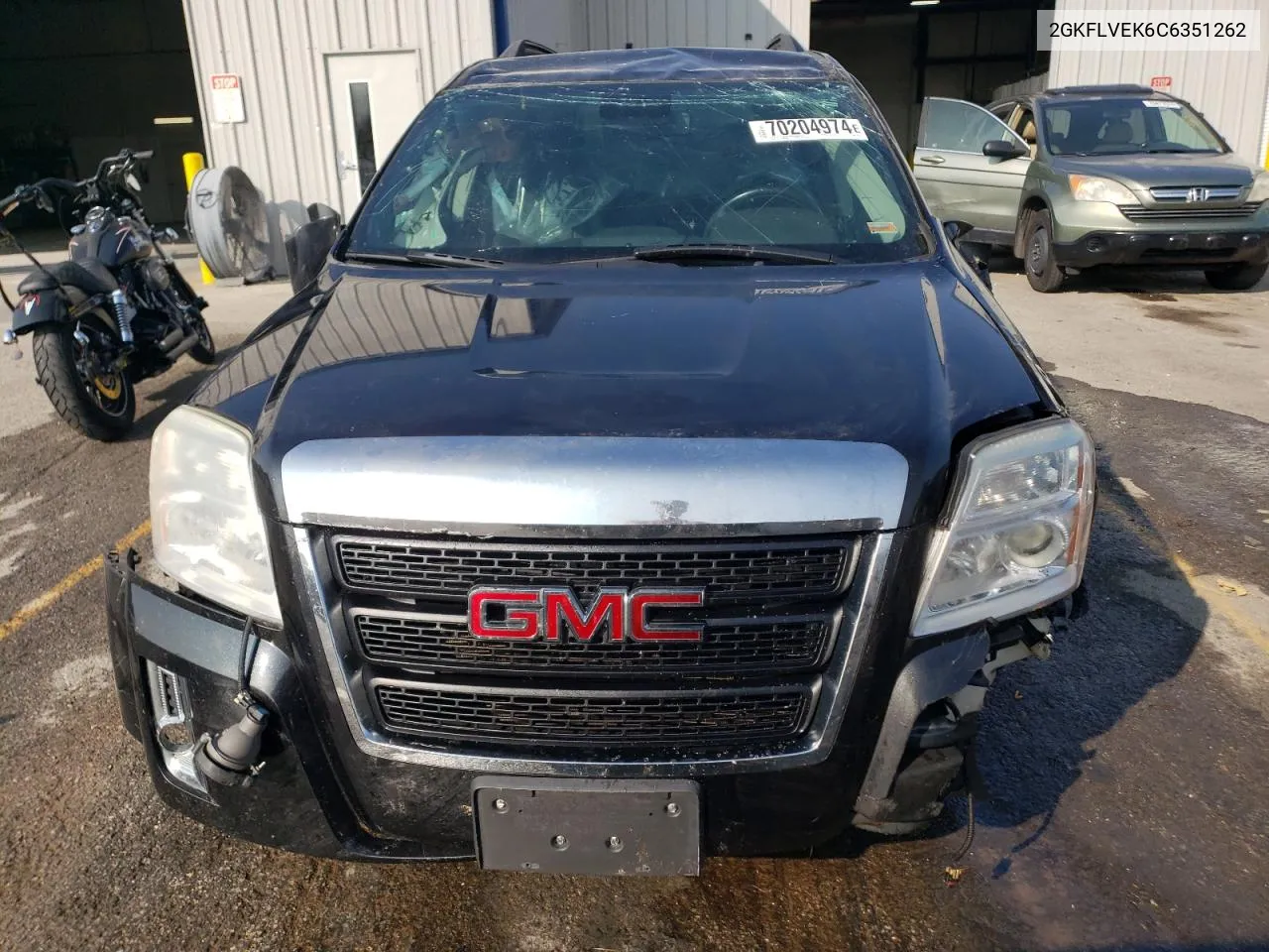 2012 GMC Terrain Slt VIN: 2GKFLVEK6C6351262 Lot: 70204974