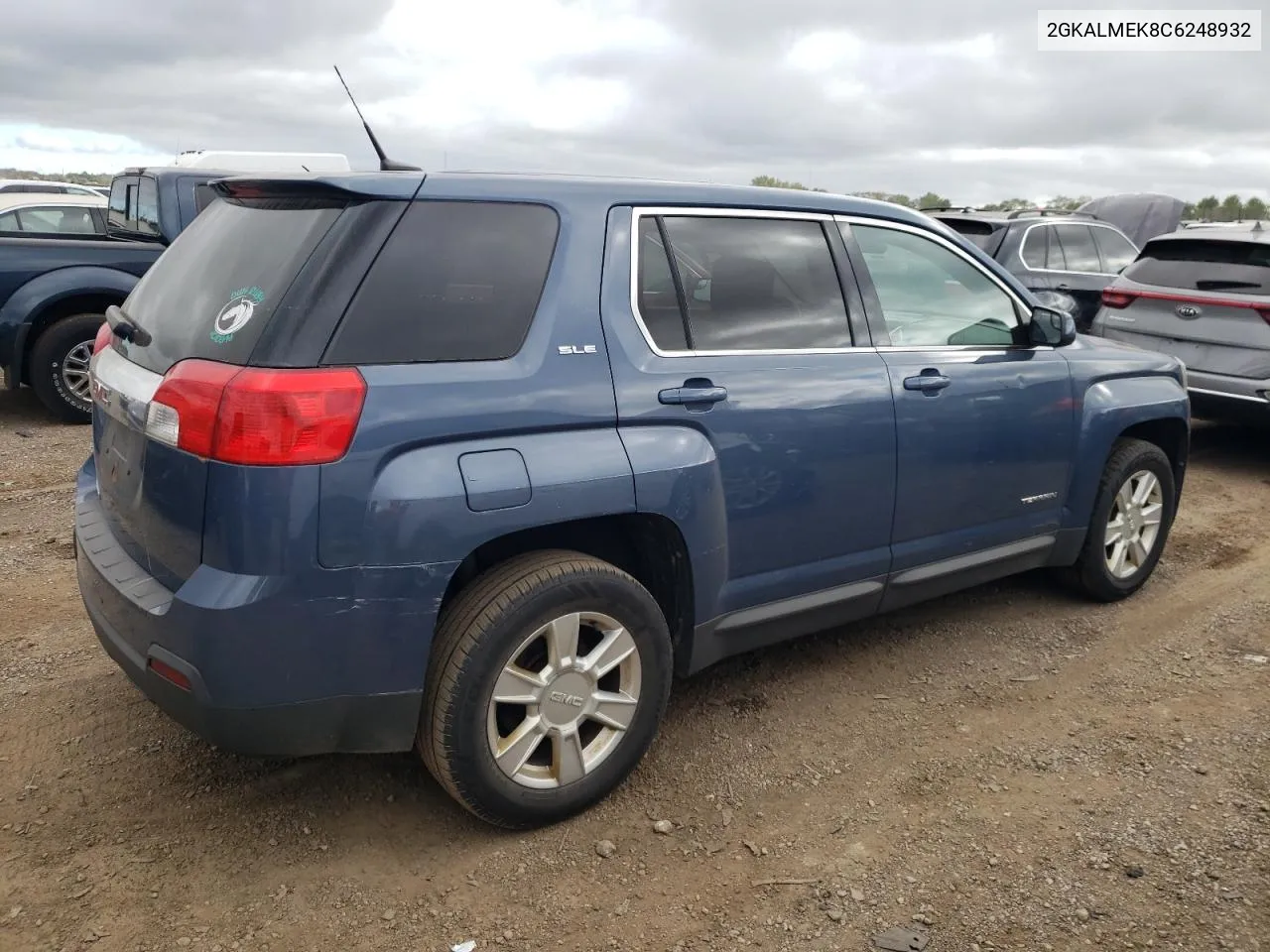 2012 GMC Terrain Sle VIN: 2GKALMEK8C6248932 Lot: 70510804