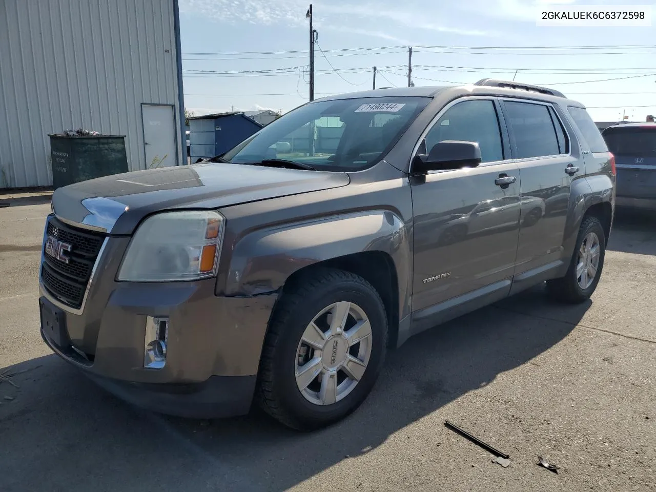 2012 GMC Terrain Slt VIN: 2GKALUEK6C6372598 Lot: 71490244