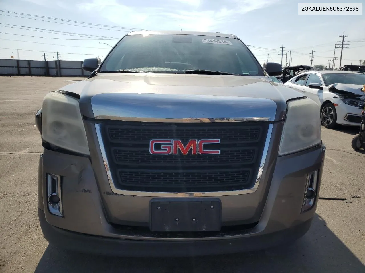 2012 GMC Terrain Slt VIN: 2GKALUEK6C6372598 Lot: 71490244