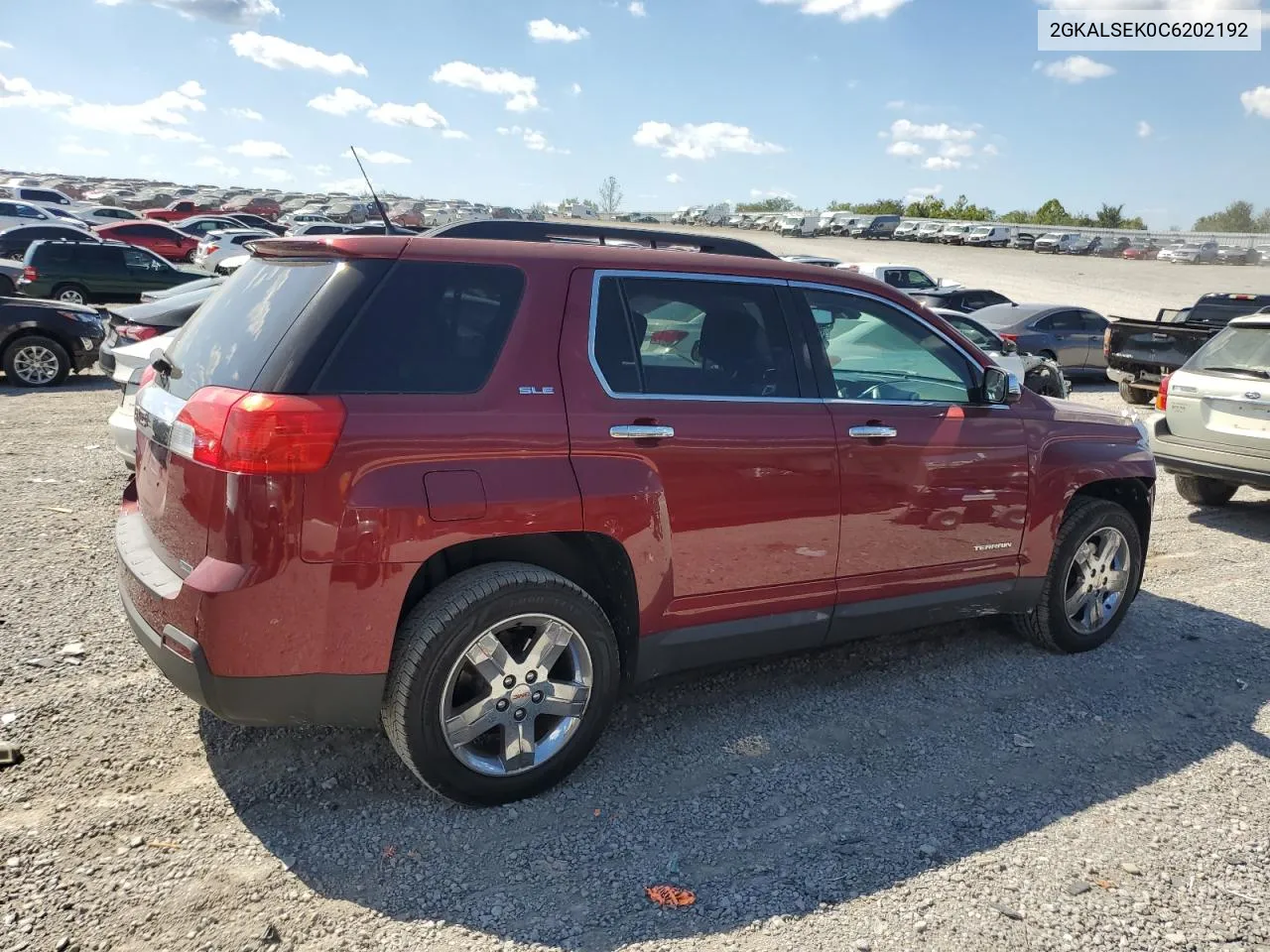 2012 GMC Terrain Sle VIN: 2GKALSEK0C6202192 Lot: 71548984