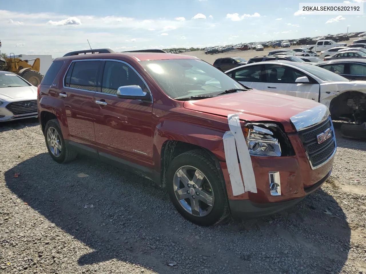 2012 GMC Terrain Sle VIN: 2GKALSEK0C6202192 Lot: 71548984