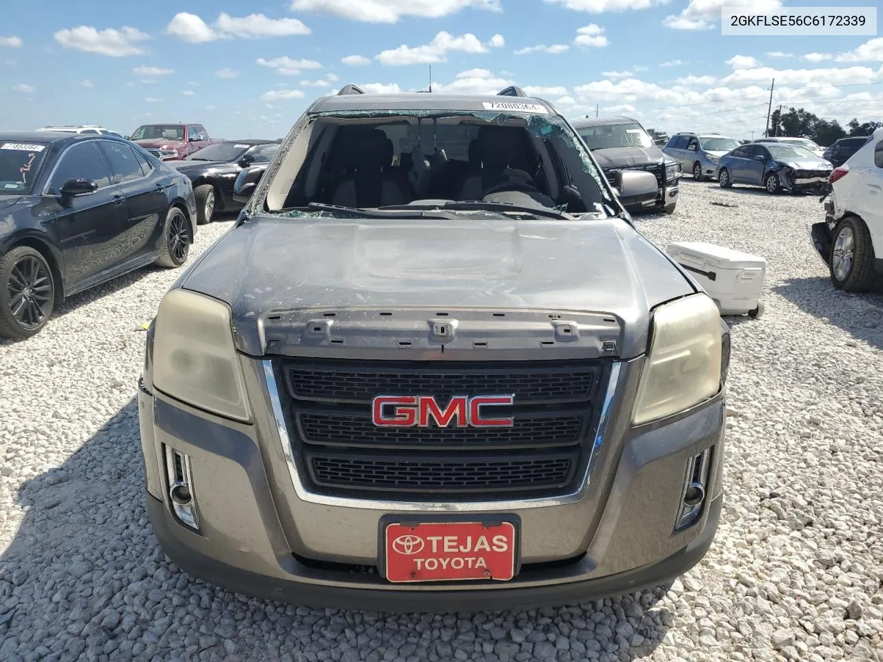 2012 GMC Terrain Sle VIN: 2GKFLSE56C6172339 Lot: 72080364