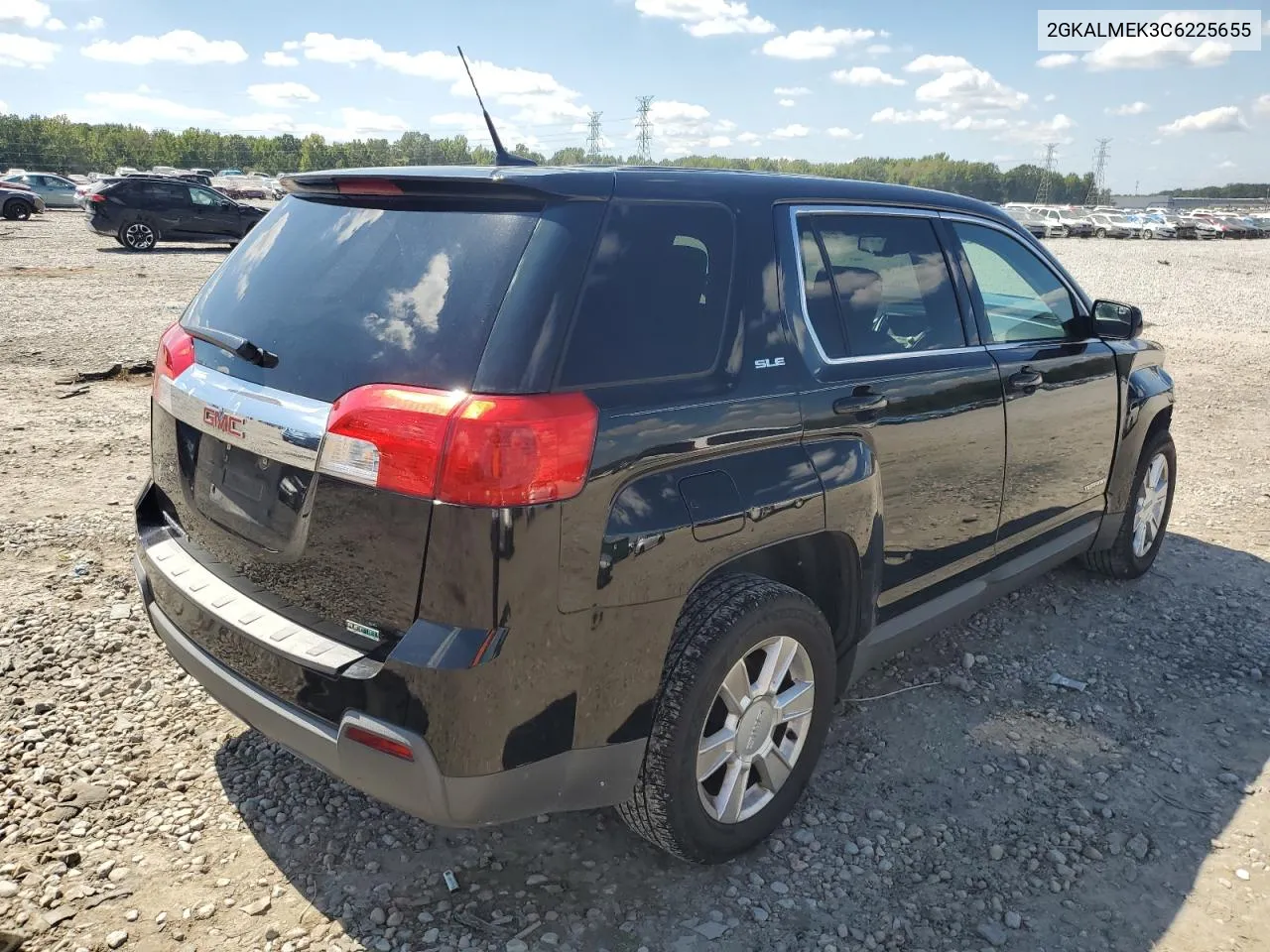 2012 GMC Terrain Sle VIN: 2GKALMEK3C6225655 Lot: 72267644