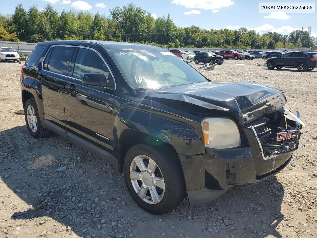 2012 GMC Terrain Sle VIN: 2GKALMEK3C6225655 Lot: 72267644