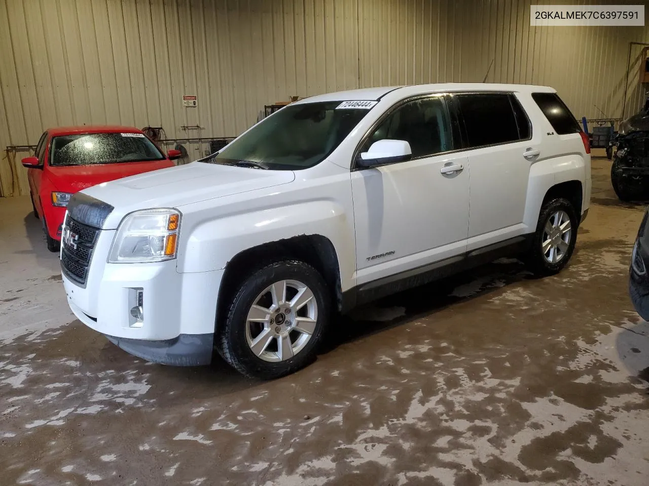 2012 GMC Terrain Sle VIN: 2GKALMEK7C6397591 Lot: 72446444