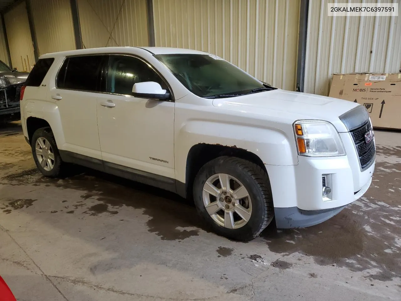 2012 GMC Terrain Sle VIN: 2GKALMEK7C6397591 Lot: 72446444