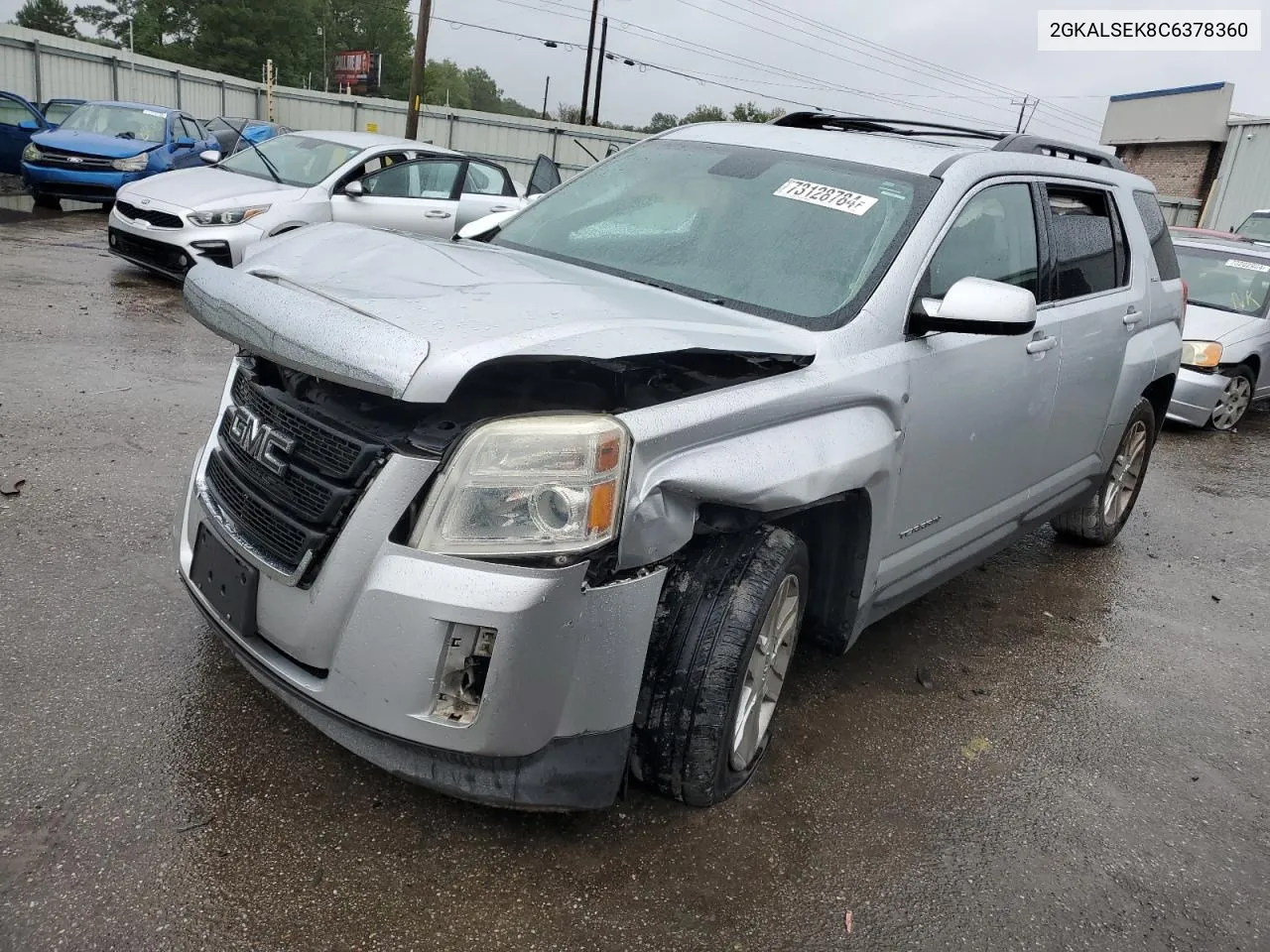 2012 GMC Terrain Sle VIN: 2GKALSEK8C6378360 Lot: 73128784