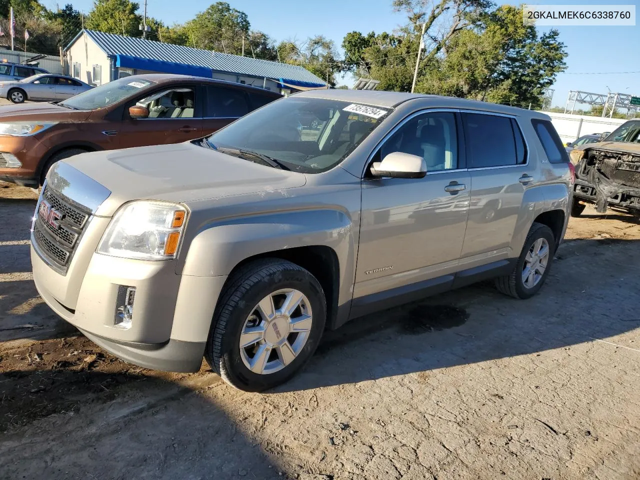 2GKALMEK6C6338760 2012 GMC Terrain Sle