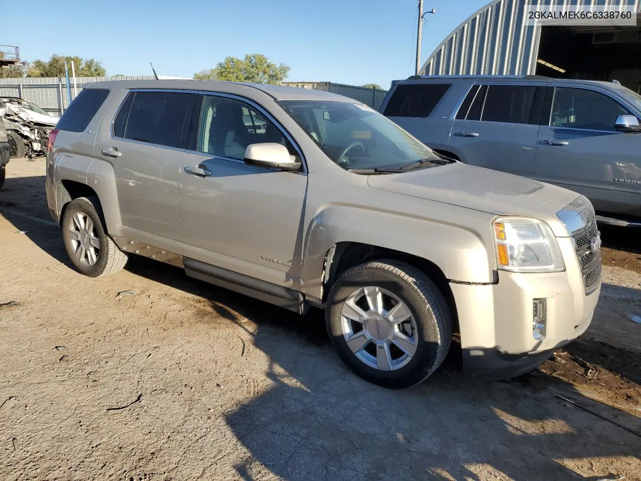 2012 GMC Terrain Sle VIN: 2GKALMEK6C6338760 Lot: 73576294