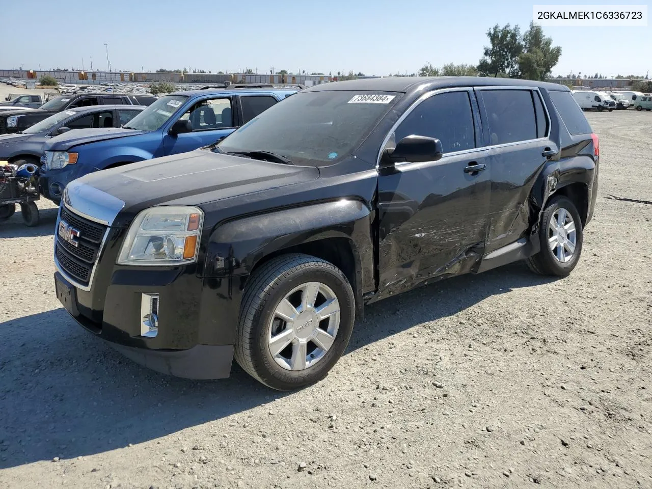 2012 GMC Terrain Sle VIN: 2GKALMEK1C6336723 Lot: 73684384