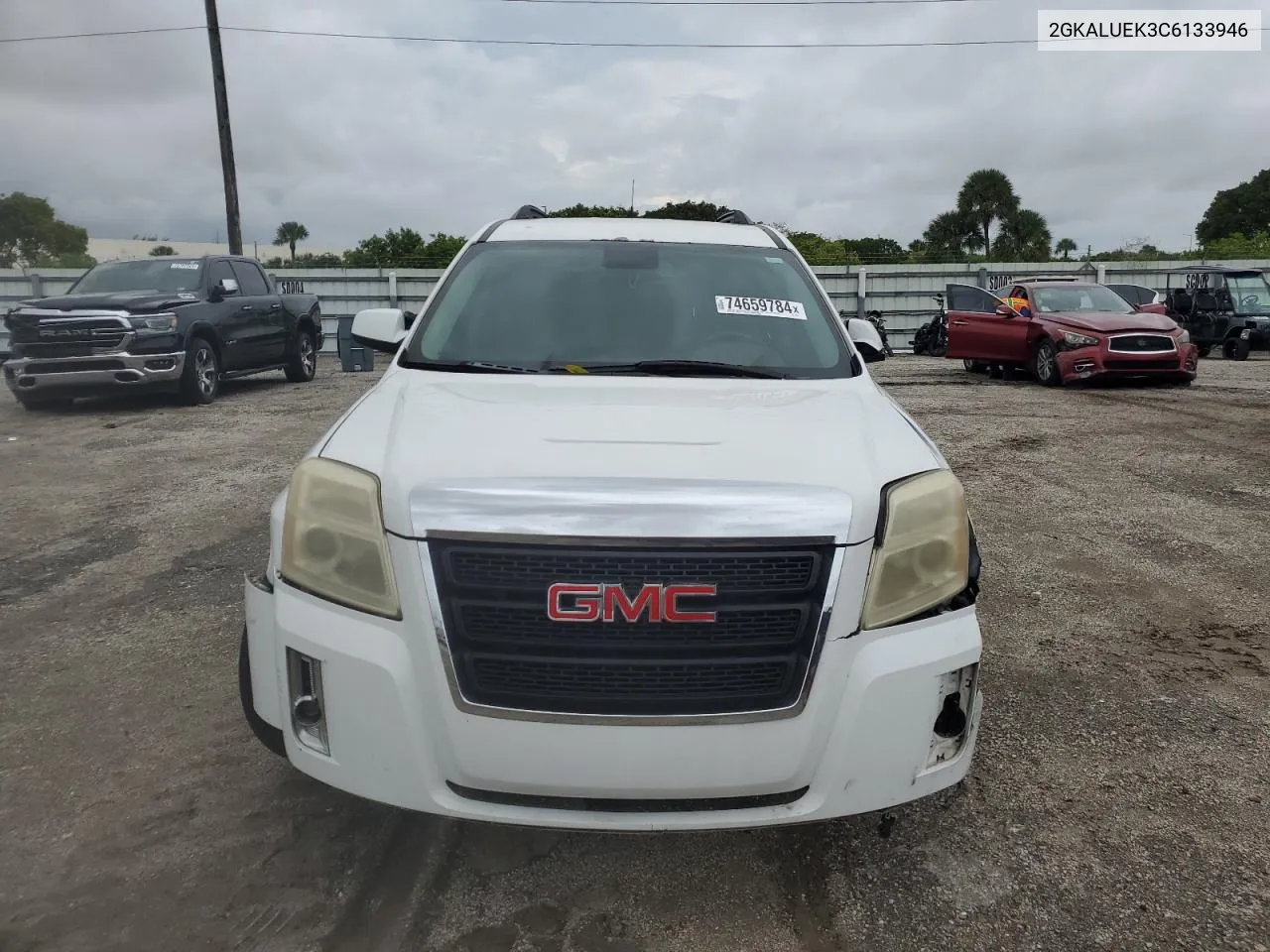 2012 GMC Terrain Slt VIN: 2GKALUEK3C6133946 Lot: 74659784