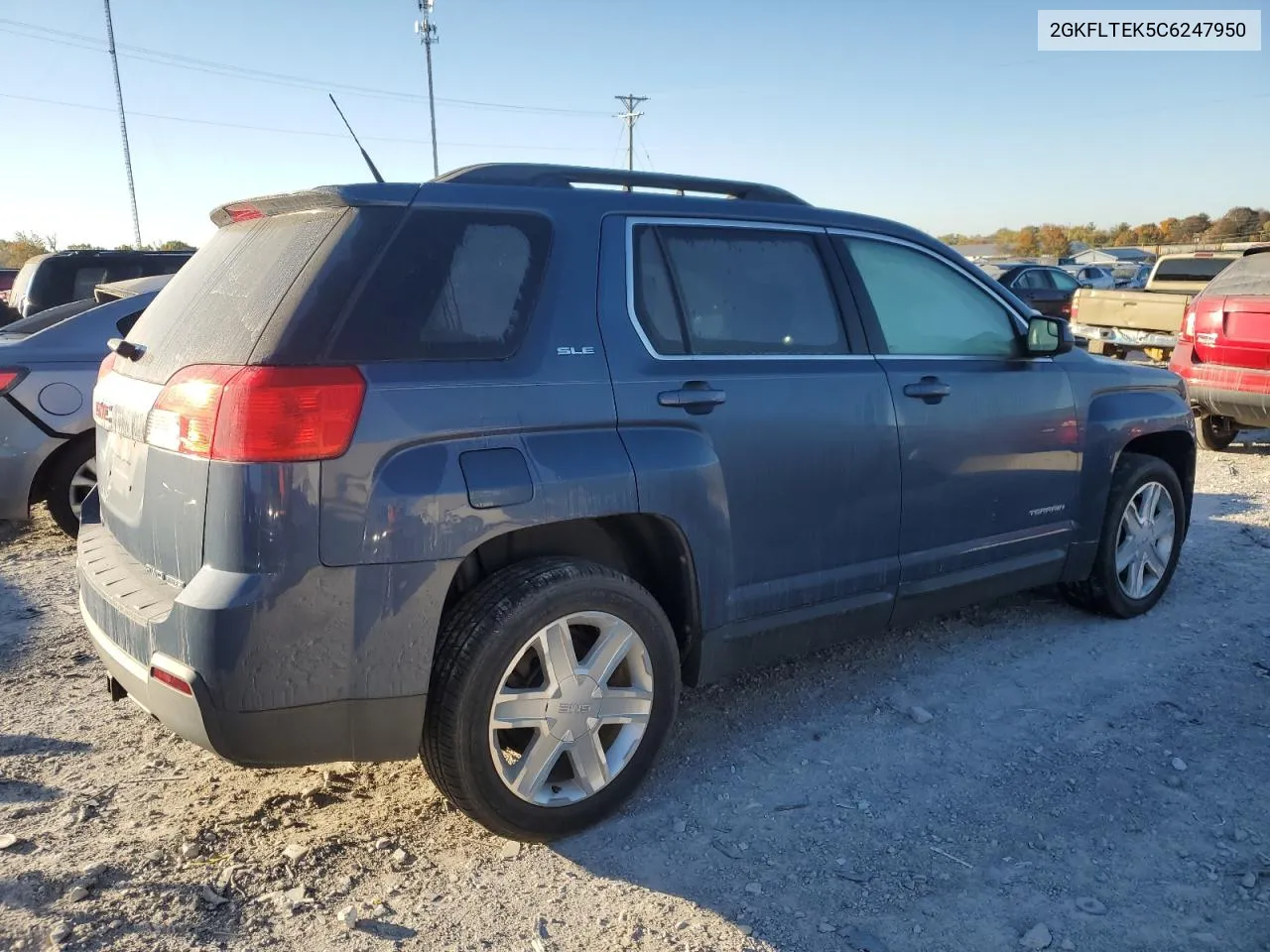 2012 GMC Terrain Sle VIN: 2GKFLTEK5C6247950 Lot: 74828344