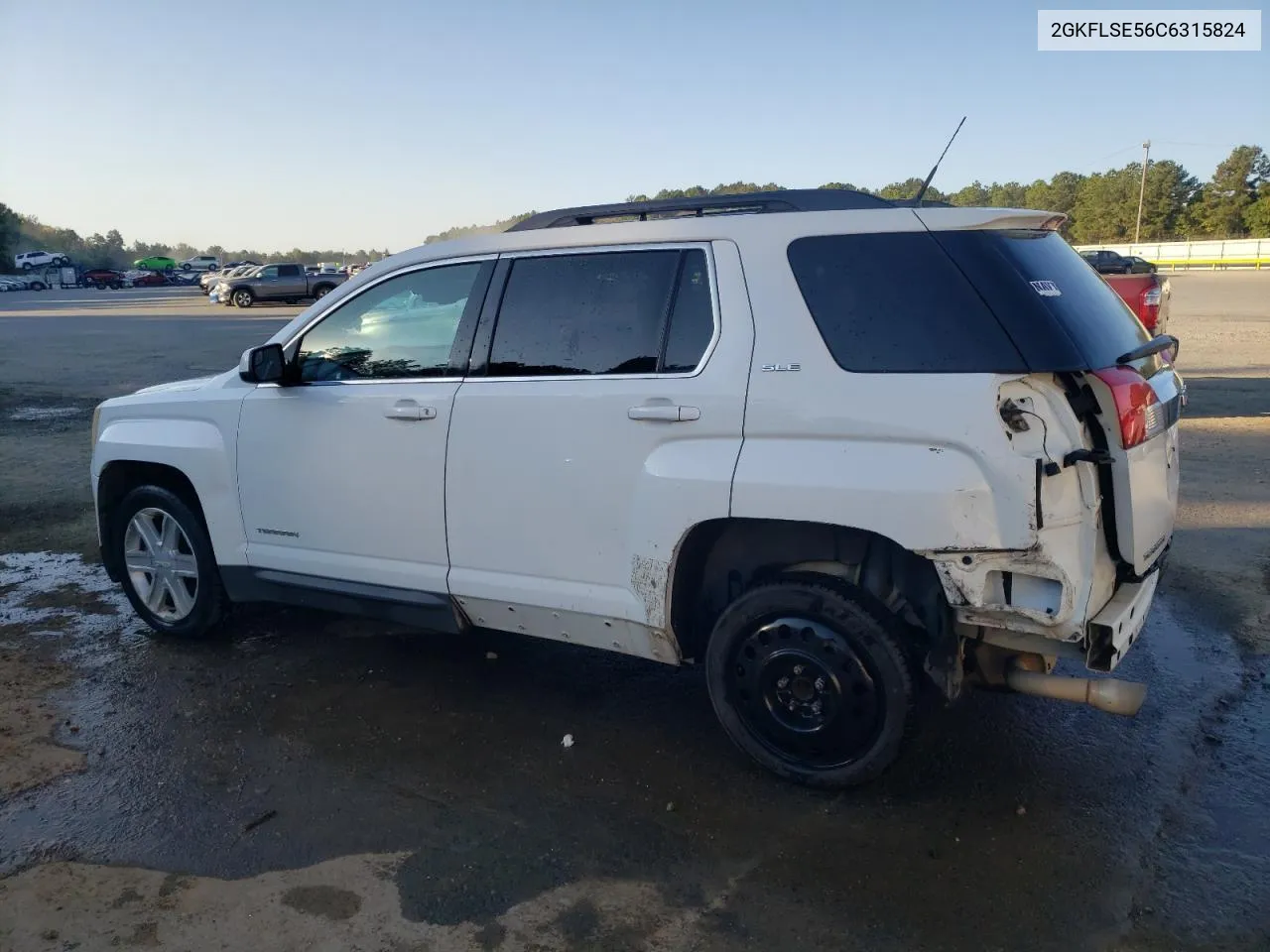 2012 GMC Terrain Sle VIN: 2GKFLSE56C6315824 Lot: 75059384