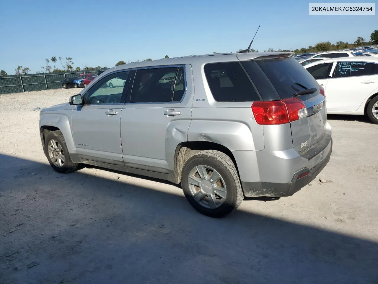 2012 GMC Terrain Sle VIN: 2GKALMEK7C6324754 Lot: 75398314