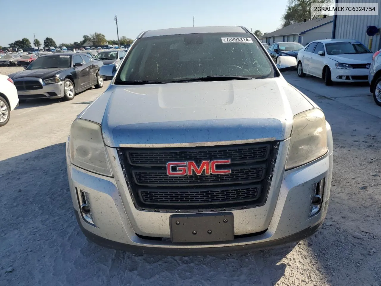 2012 GMC Terrain Sle VIN: 2GKALMEK7C6324754 Lot: 75398314