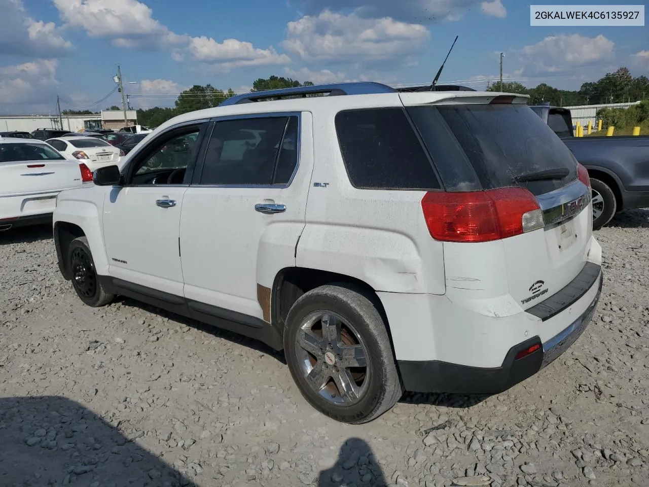 2012 GMC Terrain Slt VIN: 2GKALWEK4C6135927 Lot: 75449074