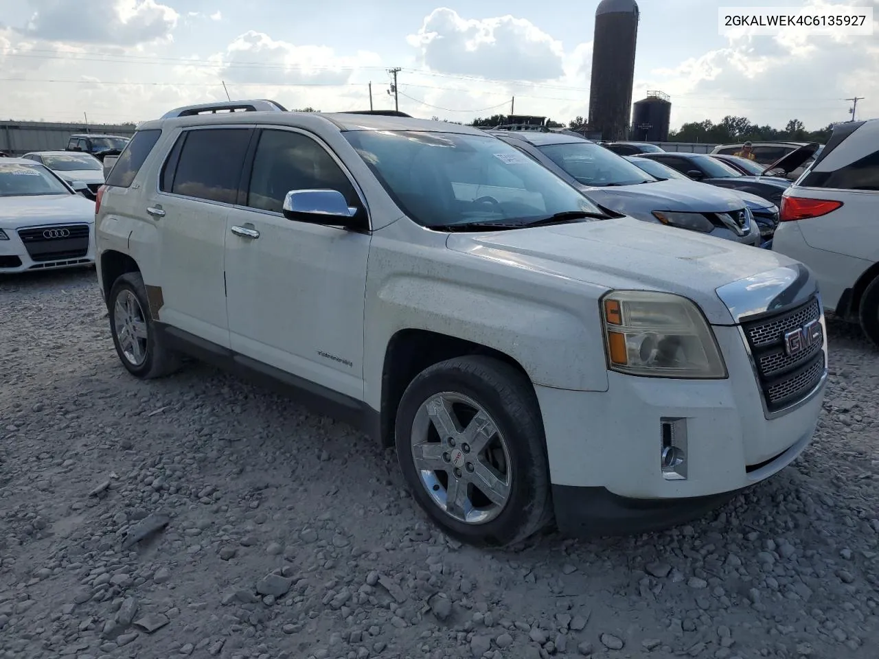 2012 GMC Terrain Slt VIN: 2GKALWEK4C6135927 Lot: 75449074