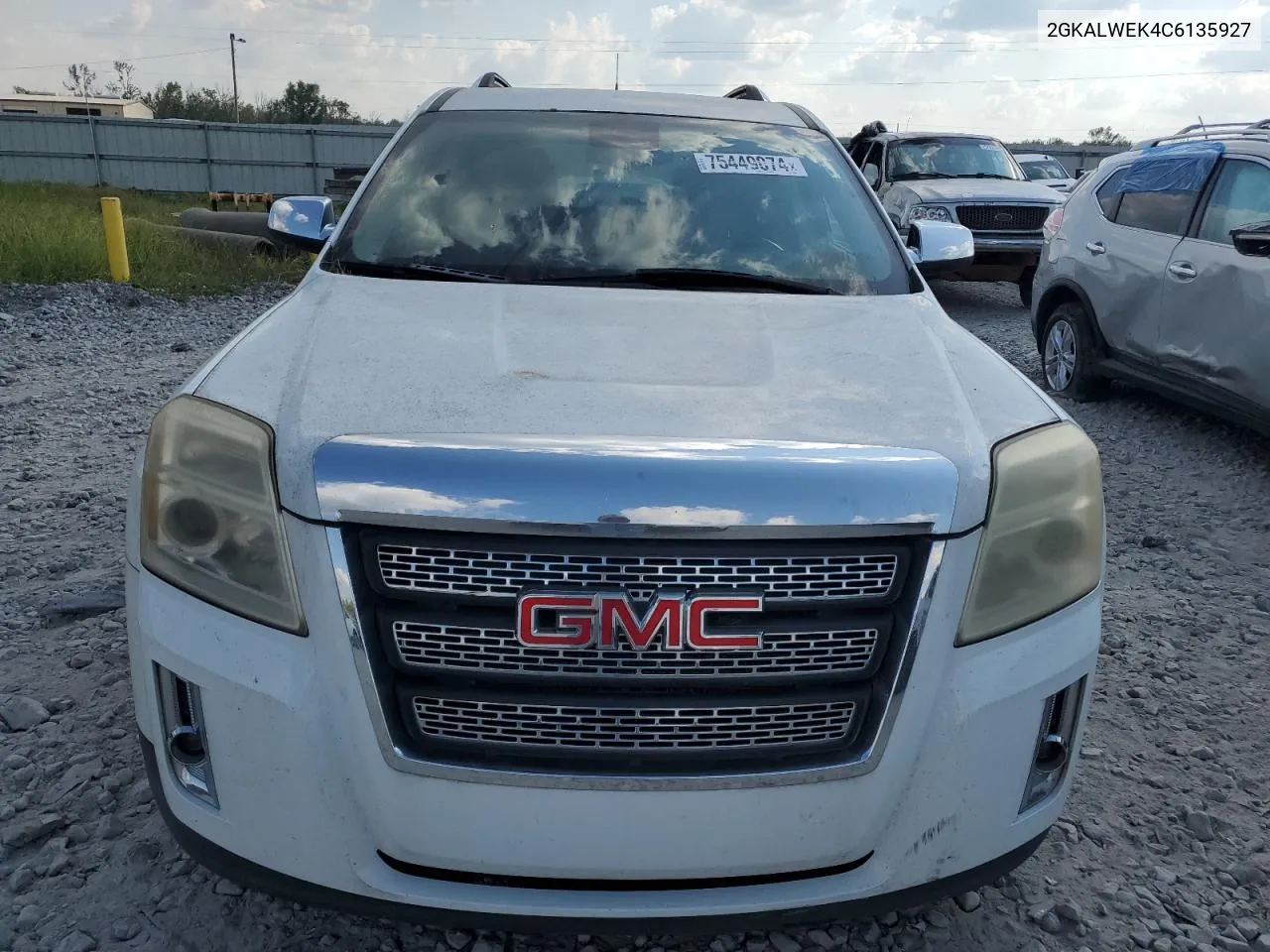 2012 GMC Terrain Slt VIN: 2GKALWEK4C6135927 Lot: 75449074