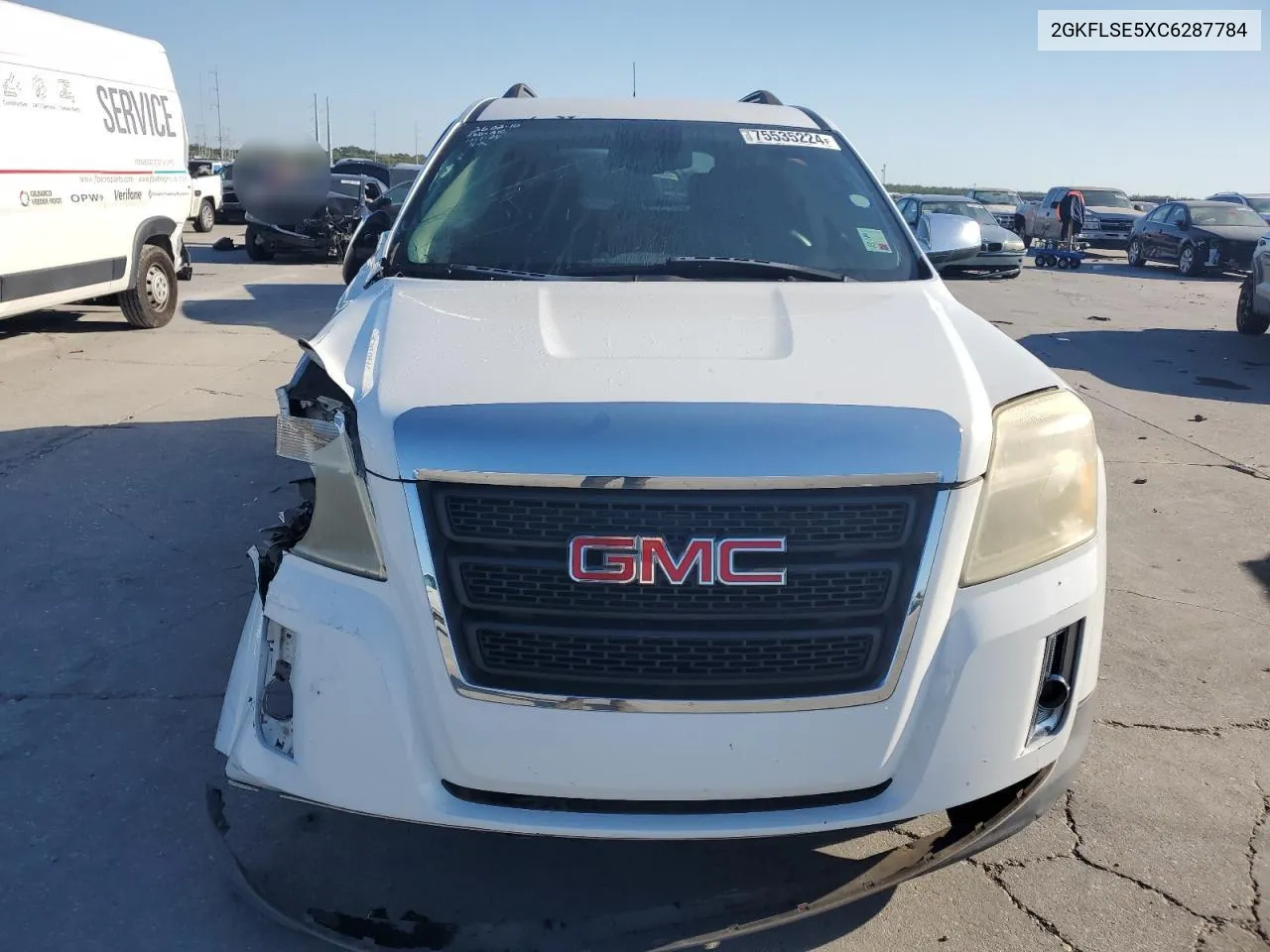 2012 GMC Terrain Sle VIN: 2GKFLSE5XC6287784 Lot: 75535224